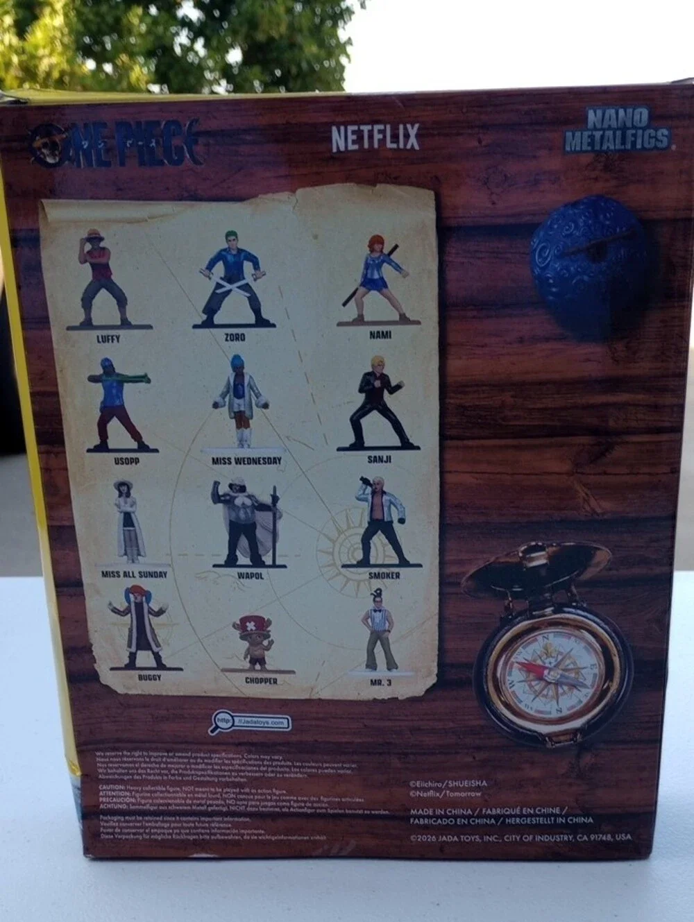 Netflix Jada One Piece Nano Metalfigs Die-Cast Figure Set NIB